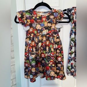 Boutique Marvel Super Hero Dress Avengers 4T